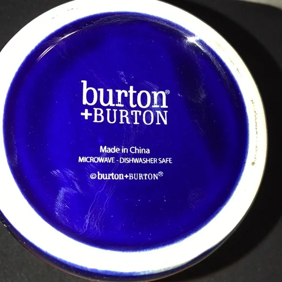 I Love My Wife -Stoneware 18 oz Fishing Coffee Cup Mug, Cobalt Blue. NWOT - Picture 4 of 5